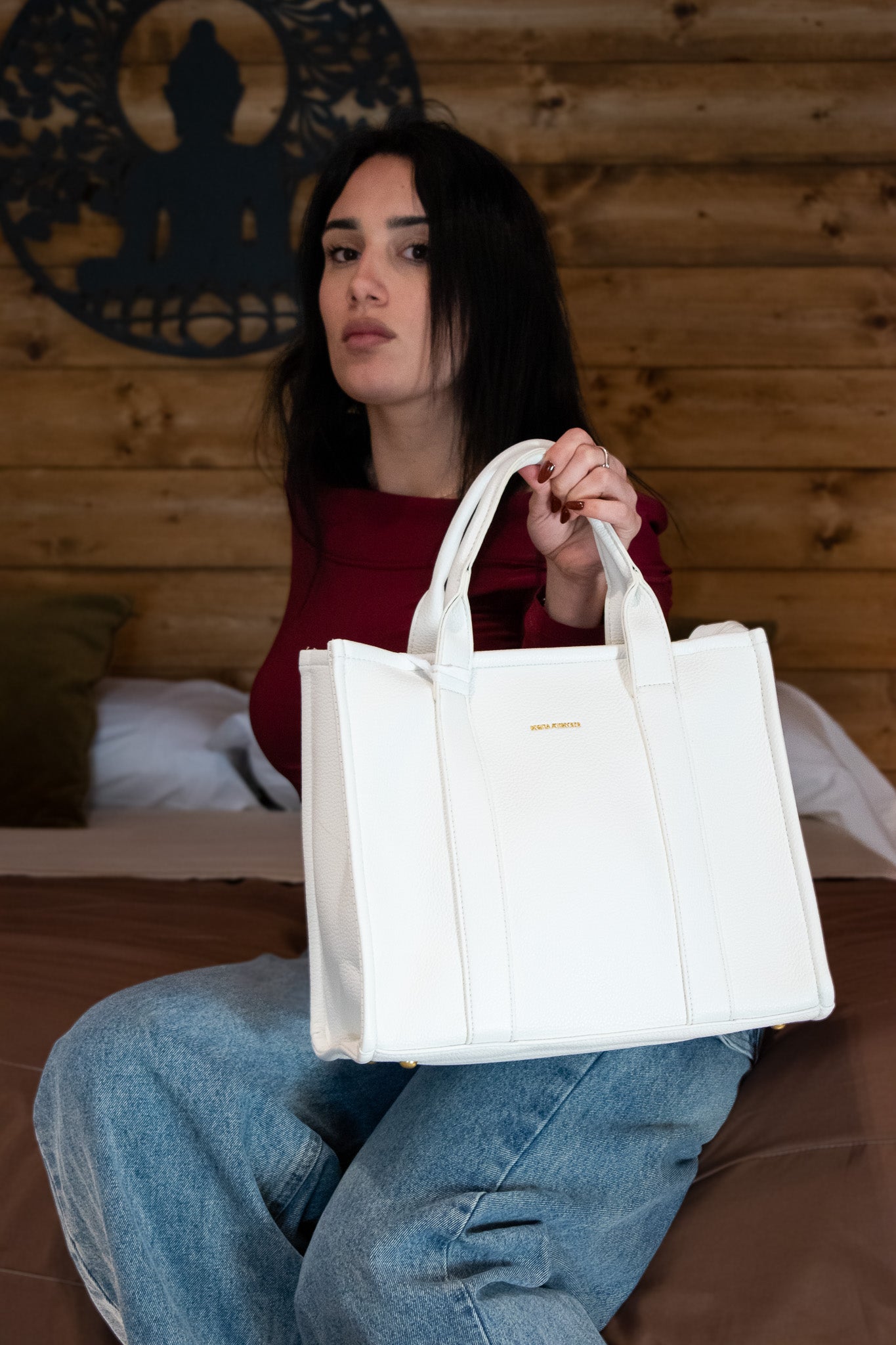 Borsa Regina Schrecker white