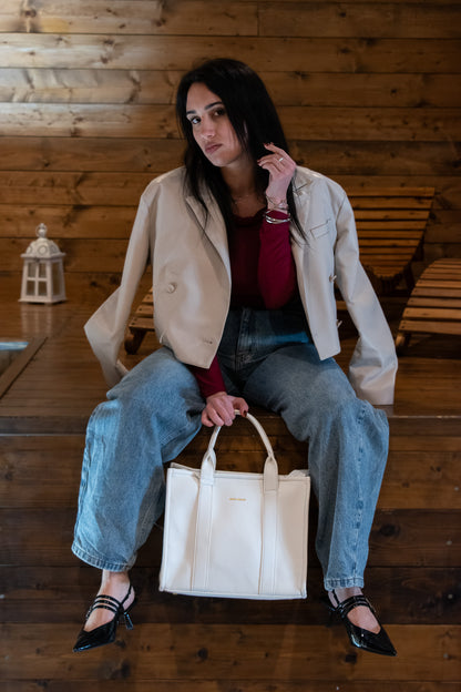 Borsa Regina Schrecker white